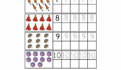 Math Worksheets For Kindergarten and Preschool | Kindergarten math
