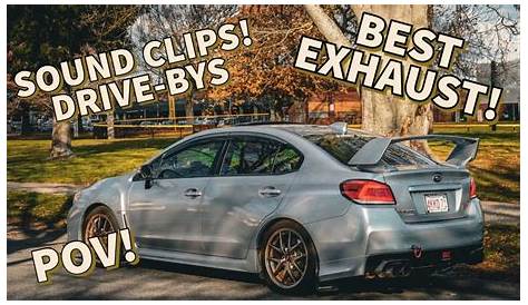 THE BEST EXHAUST! Subaru WRX STI | COLD START, REVING, and FLYBYS! - YouTube
