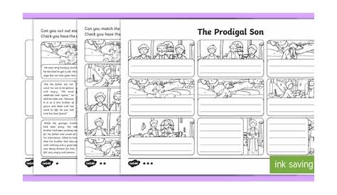 prodigal son worksheets