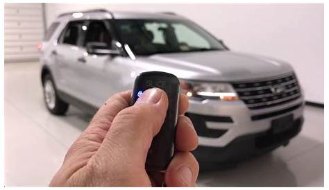 2016 Ford Explorer with Remote Start added to the OEM FOB w/ long range