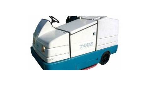 Tennant 7400 (LPG/Diesel) Ride on Floor Scrubber Dryer Hire - Alpha