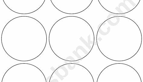 Circles Template printable pdf download