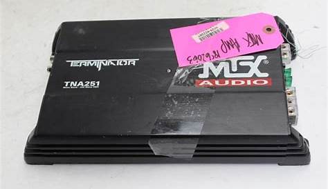MTX Audio Tna251 Terminator Power Amplifier | Property Room