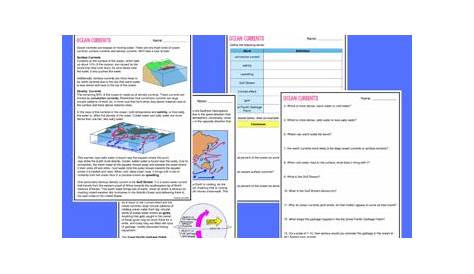 Ocean Currents - Guided Reading & Practice - PDF & Digital - Laney Lee