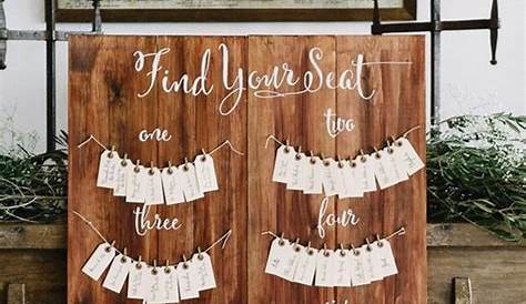 best way to make a wedding seating chart