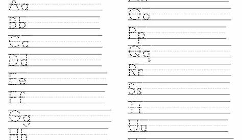 Second Grade Handwriting Worksheets | Try this sheet