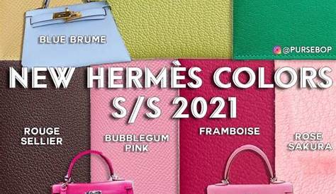 hermes color chart 2021