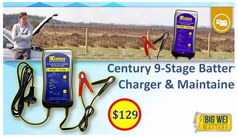 century 6/12 volt battery charger
