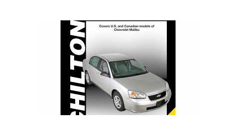 [PDF] General Motors Malibu 20042007 Chiltons Total Car Care Repair Manuals - Free Read Ebook
