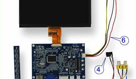 tft lcd color monitor wiring diagram