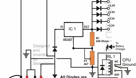 ups power supply circuit diagram