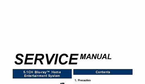 SAMSUNG HT-H5530HK SM Service Manual download, schematics, eeprom