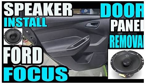 ford focus speaker size