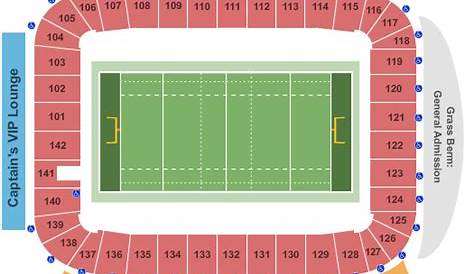 seating chart dignity health sports park