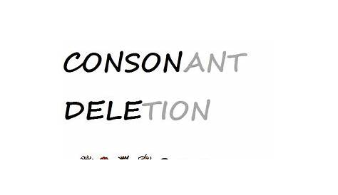 Final Consonant Deletion by Mollie Bobay | Teachers Pay Teachers