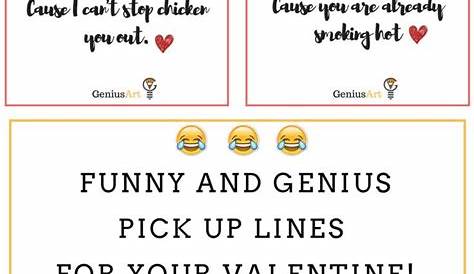 Funny and hilarious pickup lines for your Valentine! 😂 | Pick up lines
