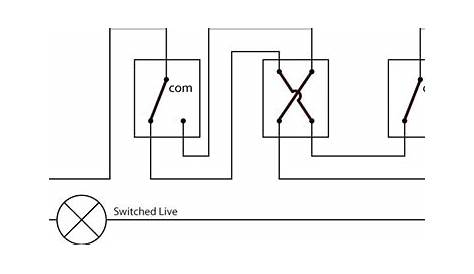 one lamp controlled by three switches circuit diagram