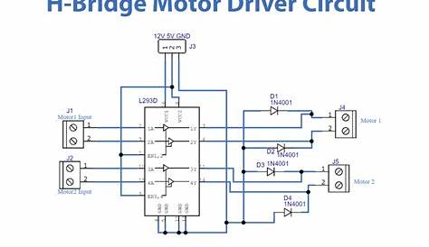 h bridge motor driver circuit diagram