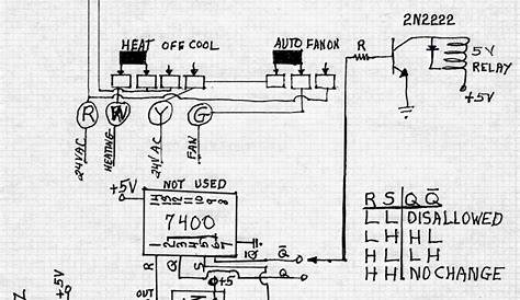 thermostat circuit diagram