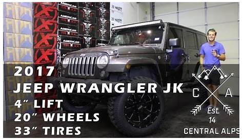 2017 Jeep Wrangler JK 4" Zone Offroad Lift Kit - YouTube