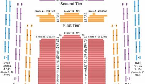 geffen hall seating chart