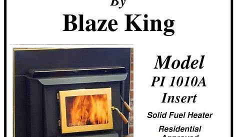 blaze king princess stove pe32 owner's manual