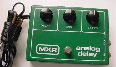 MXR Analog Delay - $350.00 : Studio1525, Guitar Effect Pedals