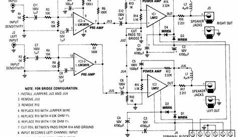 car amplifier power supply circuit diagram
