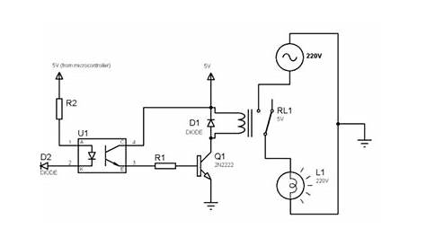 relay module with optocoupler circuit diagram