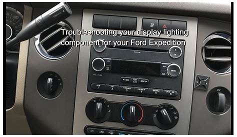 Your Ford Expedition Radio display not working? Check out this video