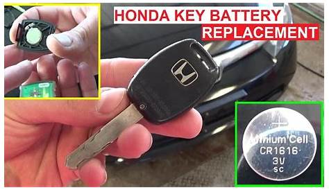 How To Change Key Fob Battery Honda Civic 2017 | Reviewmotors.co
