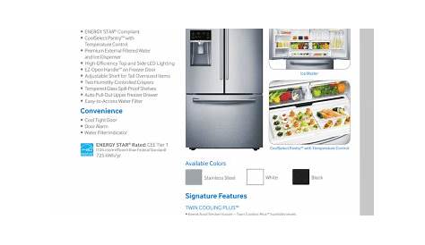 Samsung Rf28hfedbsr Refrigerator User Manual | Manualzz
