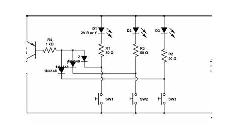 buzzer led circuit diagram