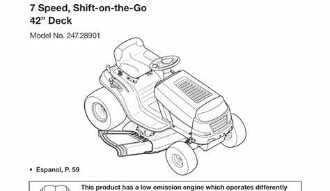 craftsman lt4000 owners manual