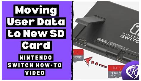 How-To: Move Nintendo Switch User Data to a New Micro SD Card - YouTube