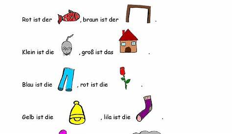 German worksheets for Kids - Printouts - BeeGerman