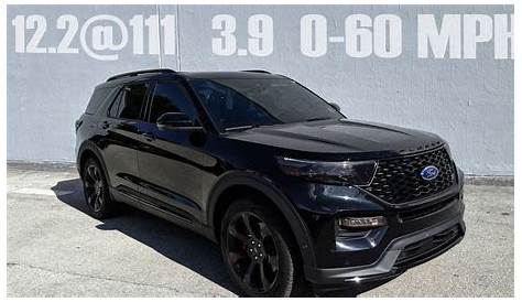 2020 Ford Explorer ST Goes 12.2@111 In the 1/4 Mile and 3.9 0-60 MPH