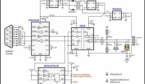 rs485 to usb converter circuit diagram
