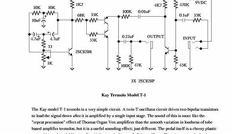 tremolo guitar pedal wiring diagram