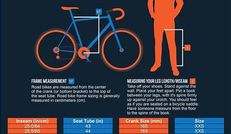 gravel bike size chart by height