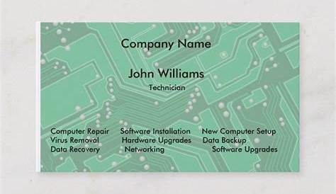 Circuit Board Business Card - Business Card Branding