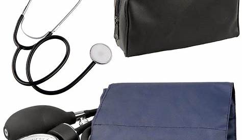 stethoscope and blood pressure cuff set