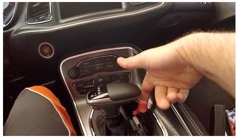 How to manually get a 2015-2020 Dodge Challenger into neutral, Shift