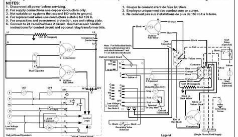 heat pump thermostat wiring diagram schematic