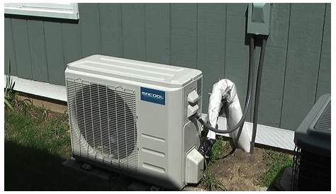 MrCool DIY 24K Mini-Split Heat Pump Air Conditioner Installation - YouTube