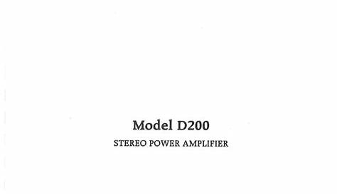 audio research ds225 owner's manual