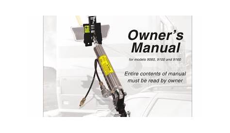 roadmaster brakemaster 9160 braking system owner's manual