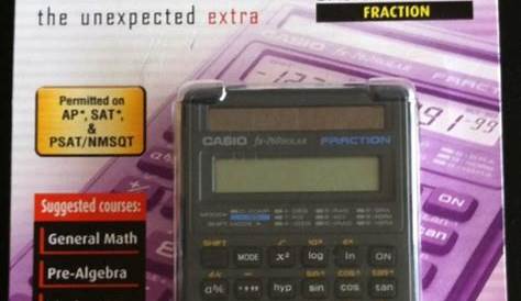 casio fx 260 solar fraction calculator manual