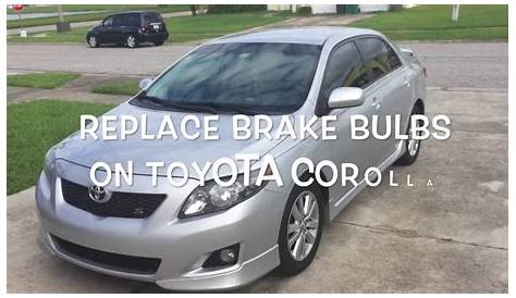 Replace Brake Light (Bulb): Toyota Corolla - YouTube