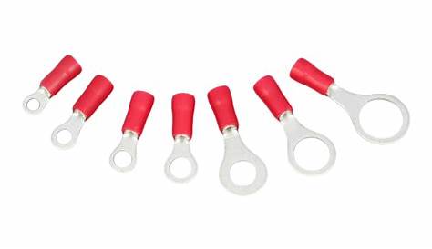 Red Pre-Insulated Ring Crimp Terminals | 12 Volt Planet
